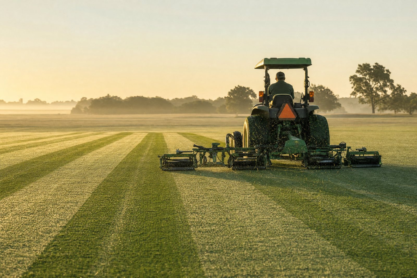 Mowed: Kept tight and even until it’s ready.