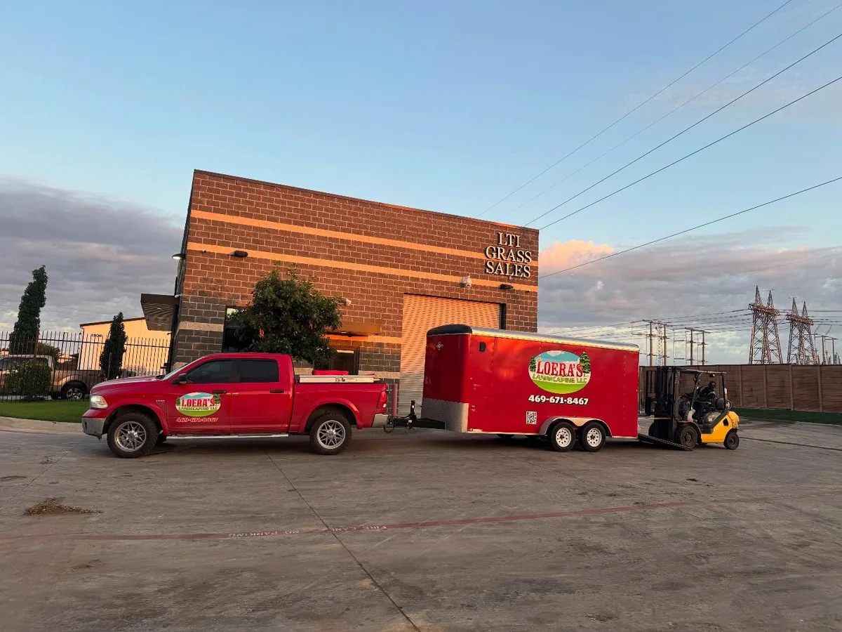 Sod delivery in Lewisville, TX