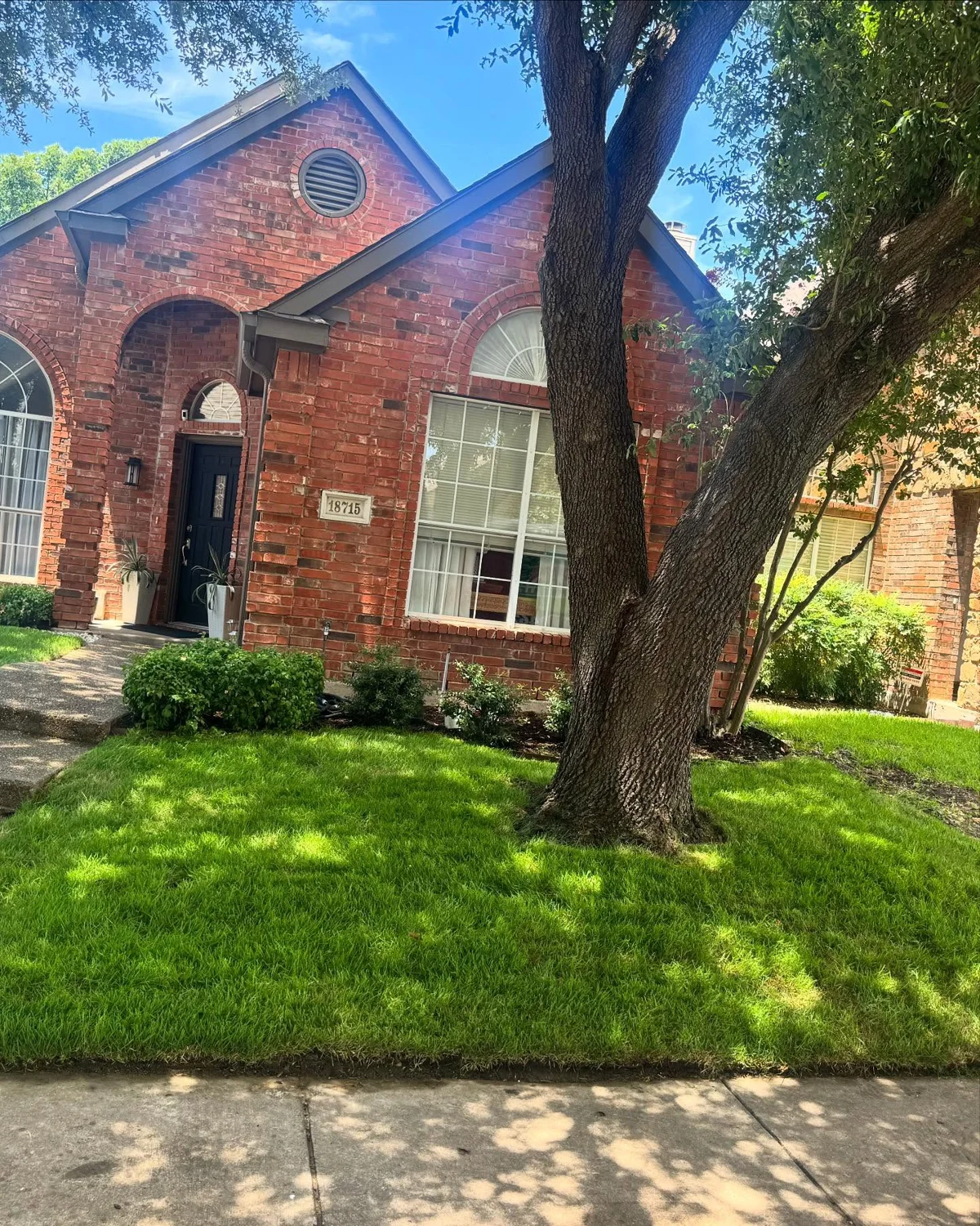 First mow in Far North Dallas, Dallas