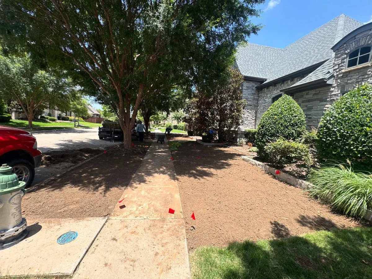 Soil preparation in Southlake, TX