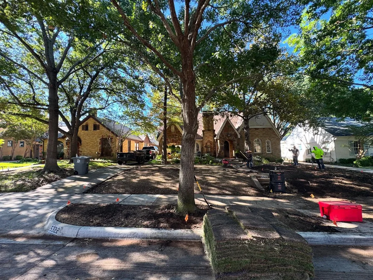 Soil preparation in Highland Park, TX