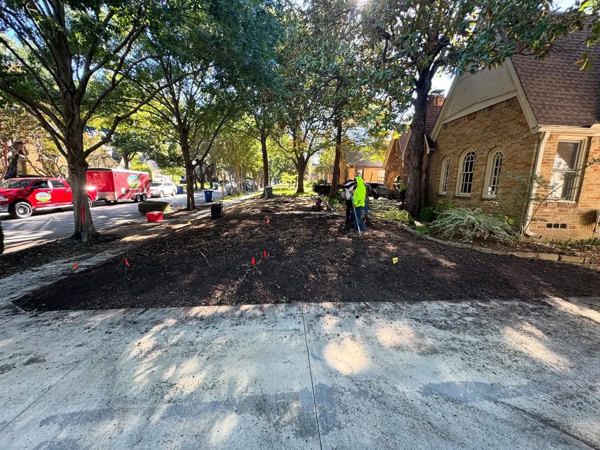 Soil preparation in Highland Park, TX